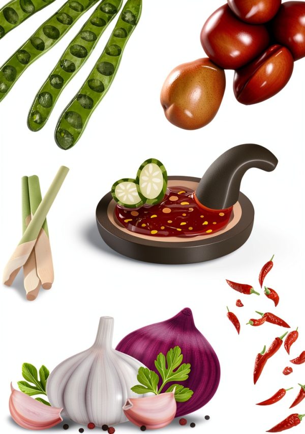 Southeast Asian Cooking Kindle eBook Press 57-Page Herbs Spices Guide-0