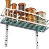 Moforoco White 9-Tier Over The Door Pantry Organizer-5
