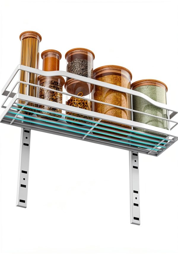 Moforoco White 9-Tier Over The Door Pantry Organizer-5