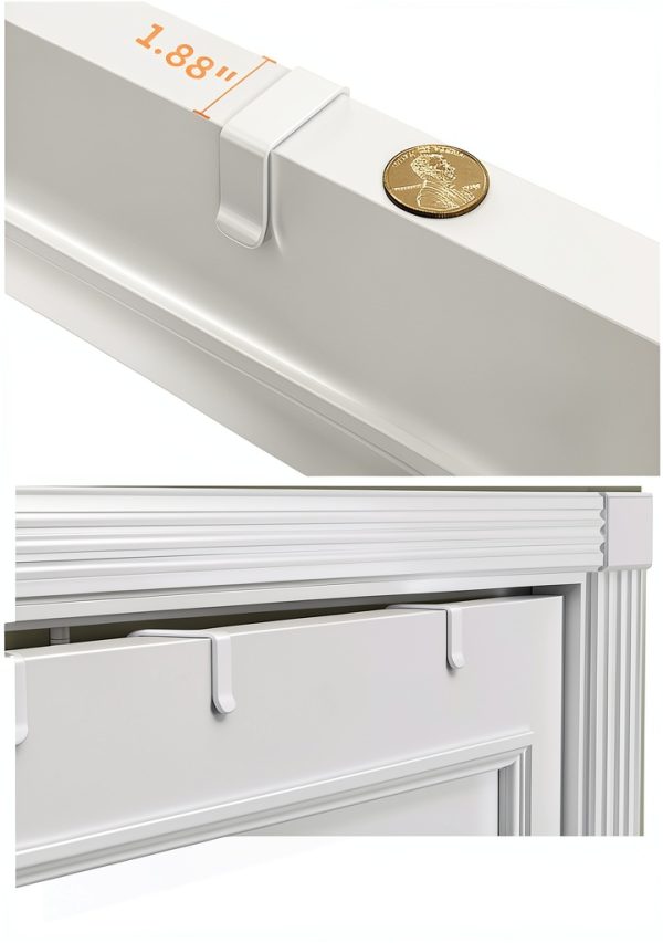 Moforoco White 9-Tier Over The Door Pantry Organizer-3