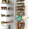 Moforoco White 9-Tier Over The Door Pantry Organizer-0