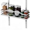 Moforoco White 9-Tier Over The Door Pantry Organizer-2