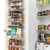 Moforoco White 9-Tier Over The Door Pantry Organizer-6
