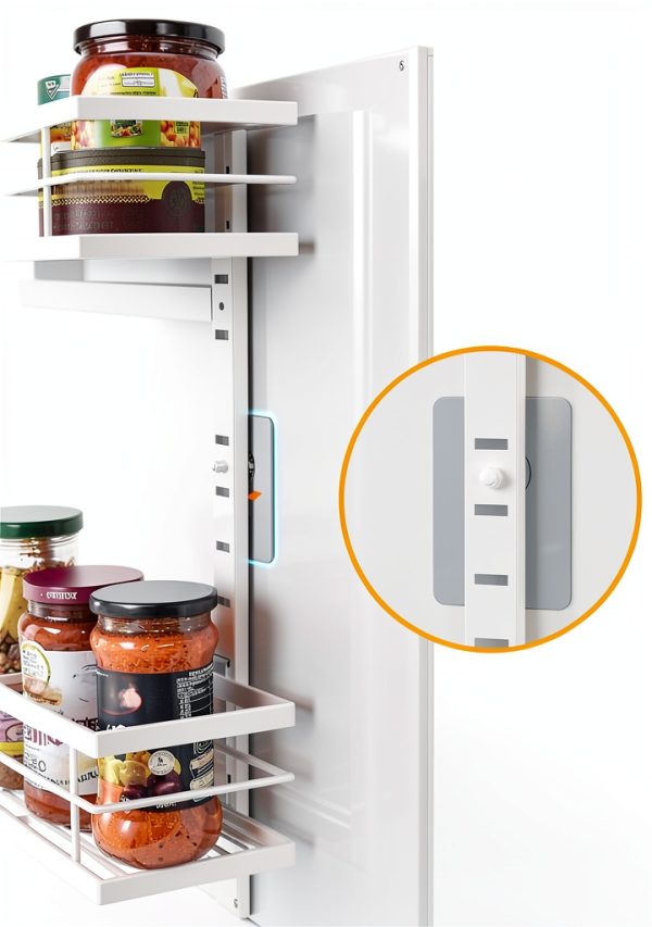 Moforoco White 9-Tier Over The Door Pantry Organizer-4