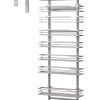 Moforoco White 9-Tier Over The Door Pantry Organizer-1